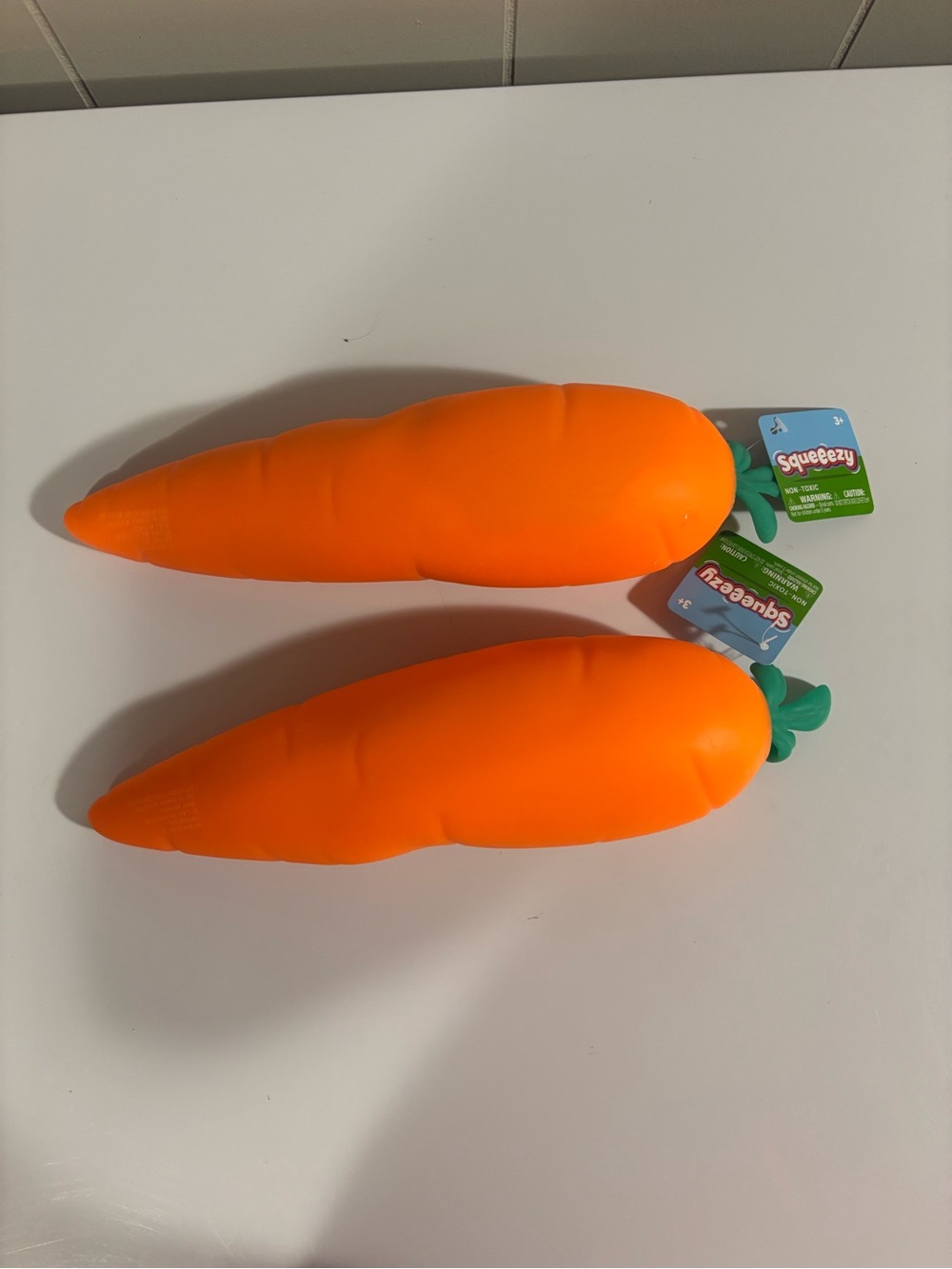 Squeeezy Carrot Squishy Toy